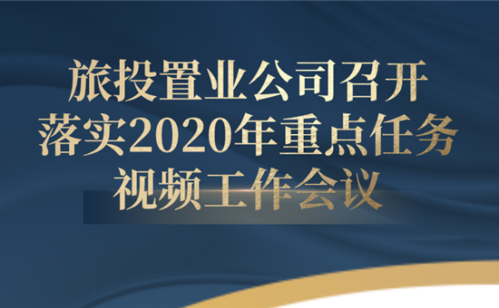 122大阳城集团网站置业公司召开落实2020年重点任务视频工作会议