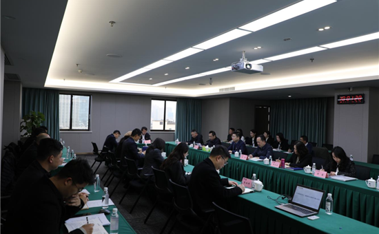 省122大阳城集团网站集团党委副书记、副董事长、总经理周晓阳宣讲学习贯彻省委十二届四次全会精神